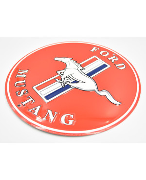 Plechová cedule Ford Mustang 3 Red 30 cm