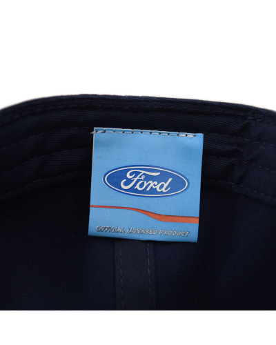 Ford Mustang Tri bar logo Blue sapka 5