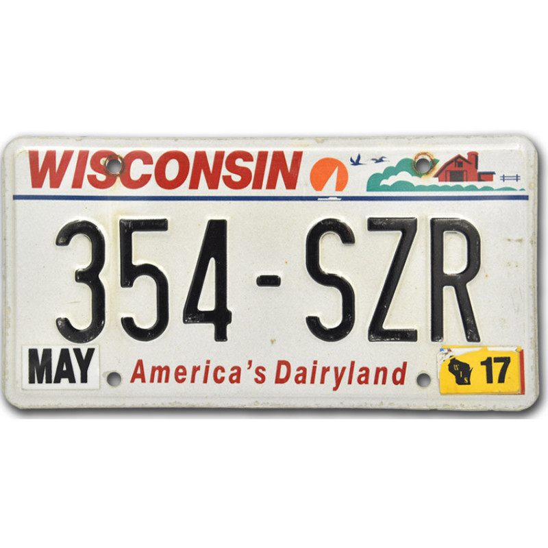 Americká SPZ Wisconsin Dairyland