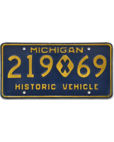 Amerikai rendszám Michigan Historic vehicle 219-69