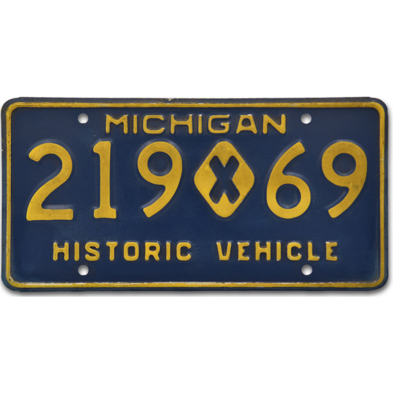 Amerikai rendszám Michigan Historic vehicle 219-69