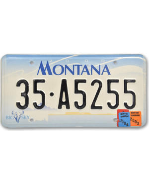 Americká SPZ Montana Big Sky Blue
