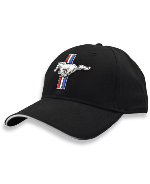 Kšiltovka Ford Mustang Tri bar logo black