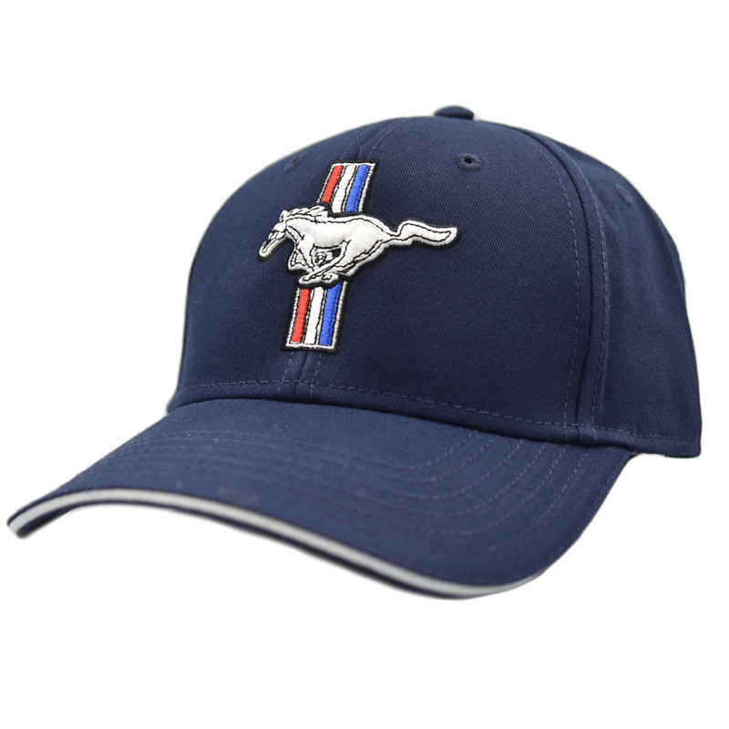 Kšiltovka Ford Mustang Tri bar logo Blue