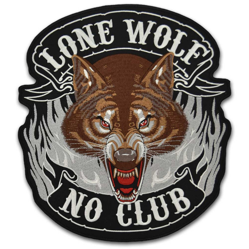 Nášivka BS Lone Wolf XXL na záda 28 cm x 25 cm