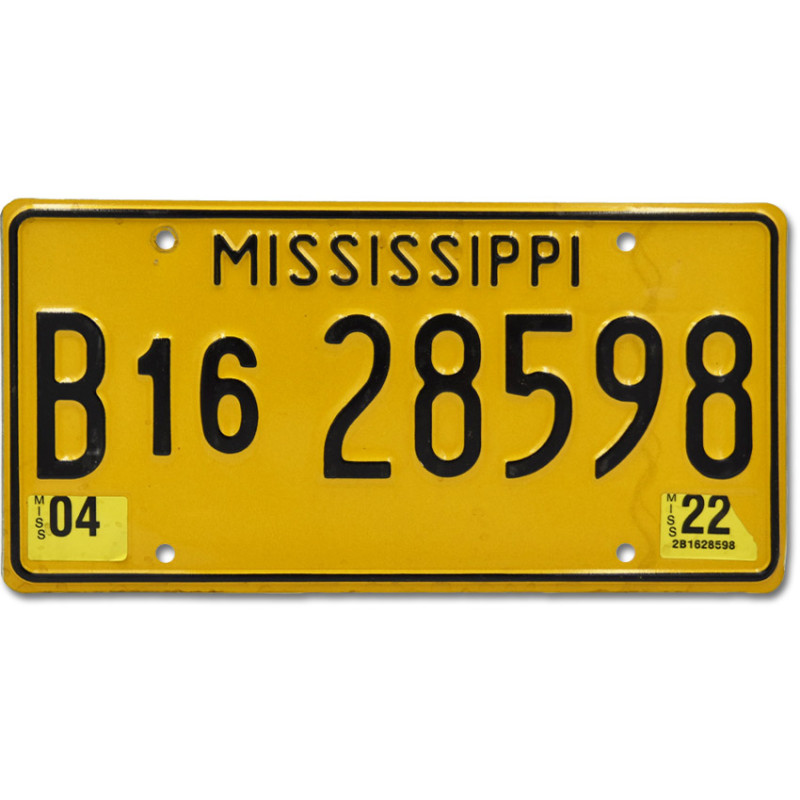 Amerikai rendszám Mississippi Heavy Truck B16-28598