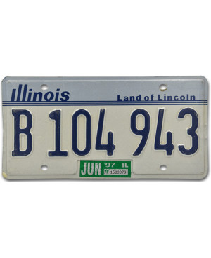 Americká SPZ Illinois Land of Lincoln