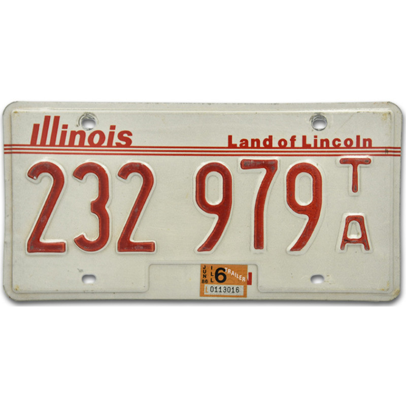 Americká SPZ Illinois Truck White