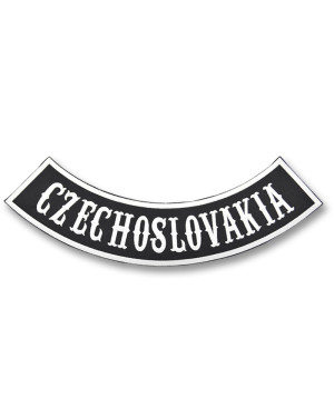 Moto nášivka Czechoslovakia Rocker - XXL na záda
