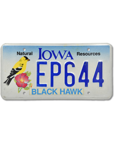 Amerikai rendszám Iowa Natural EP644