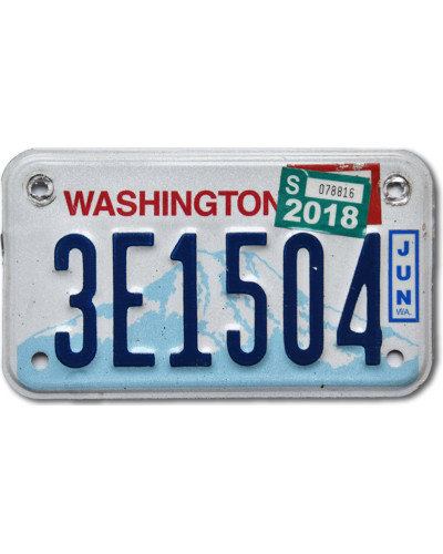 Motoros amerikai rendszám Washington 3E1504