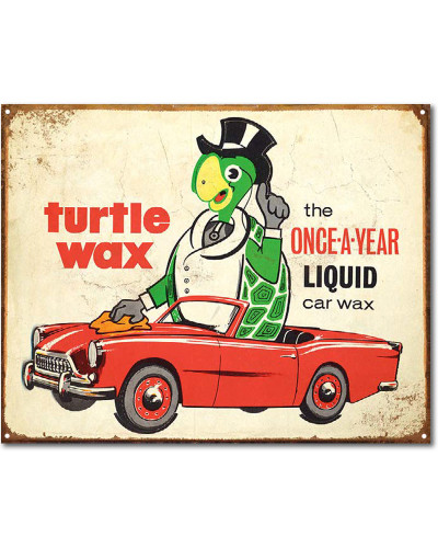 Fém tábla Turtle Wax 30 cm x 38 cm