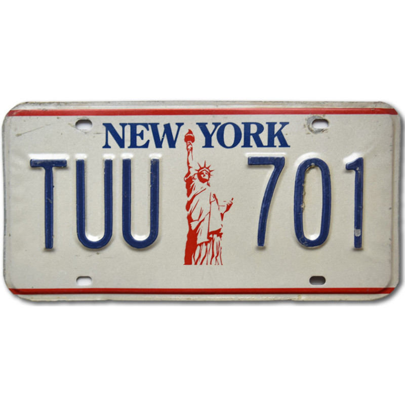 Amerikai rendszám New York Liberty TUU 701
