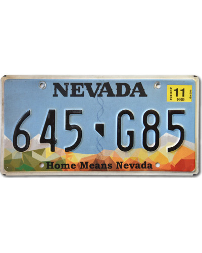 Amerikai rendszám Nevada Home Means