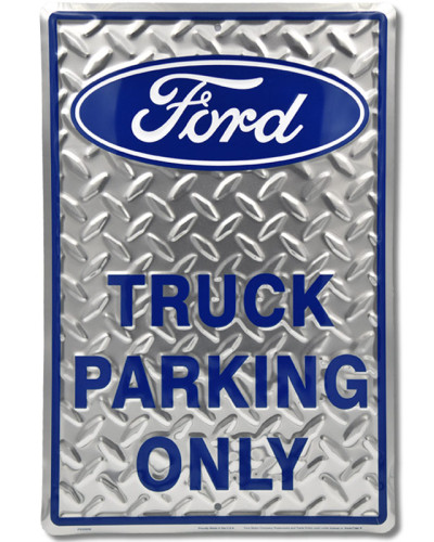 Fém tábla Ford Truck Parking 30 cm x 45 cm a