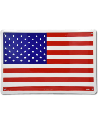 Fém tábla USA flag 45 cm x 30 cm a