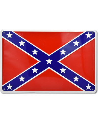 Fém tábla Confederate Flag 45 cm x 30 cm a