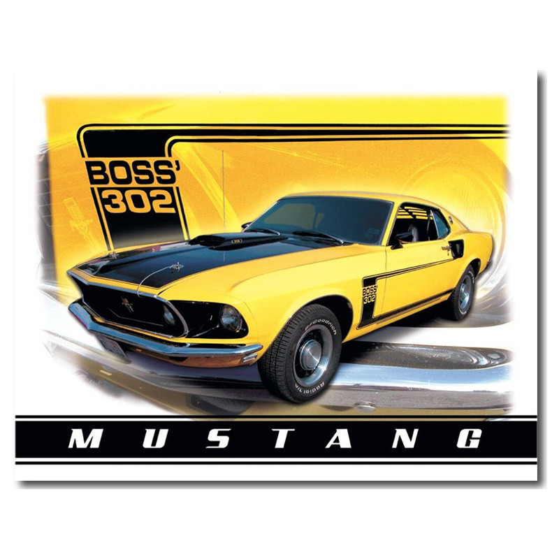 Fém tábla Ford Mustang Boss 302