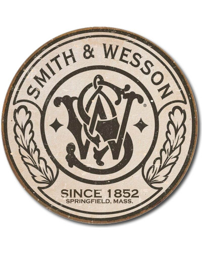 Fém tábla Smith & Wesson Round 30 cm