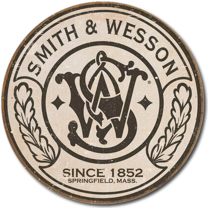 Fém tábla Smith & Wesson Round 30 cm