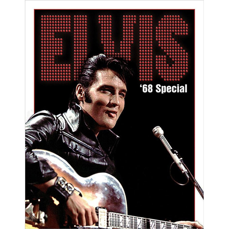 Fém tábla Elvis - 1968 Special 32 cm x 40 cm