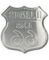 Fém tábla Route 66 Illinois Shield 30 cm x 30 cm