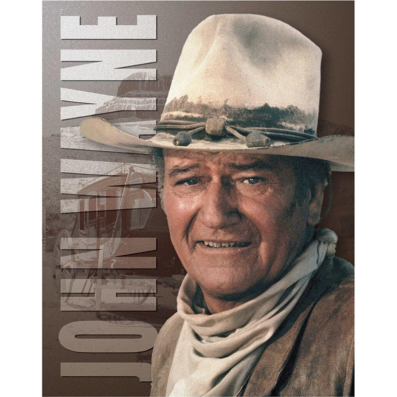 Fém tábla  John Wayne - Stagecoach 40 cm x 32 cm