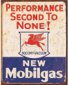 Plechová cedule Mobilgas - 2nd to None 40 cm x 32 cm