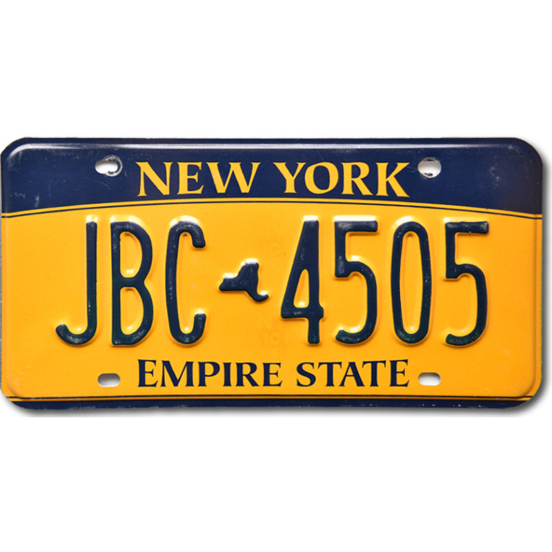 Amerikai rendszám New York JBC 4505
