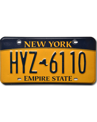 Amerikai rendszám New York Empire State HYZ 6110