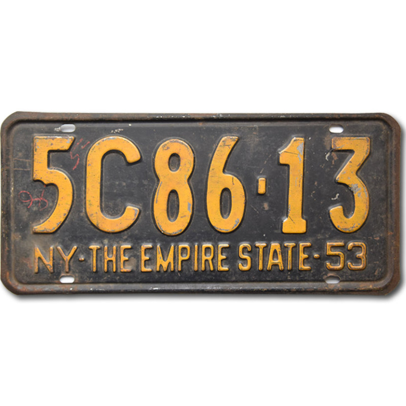 Amerikai rendszám New York 1953 Empire State 5C86-13