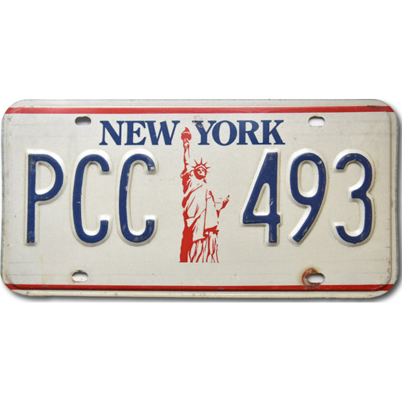Amerikai rendszám New York Liberty PCC 493