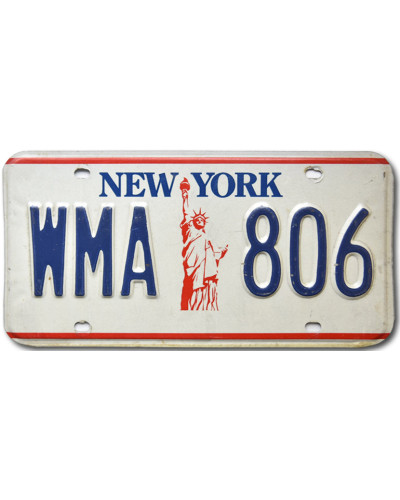 Amerikai rendszám New York Liberty WMA 806