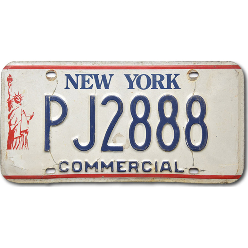Amerikai rendszám New York Liberty Commercial PJ2888