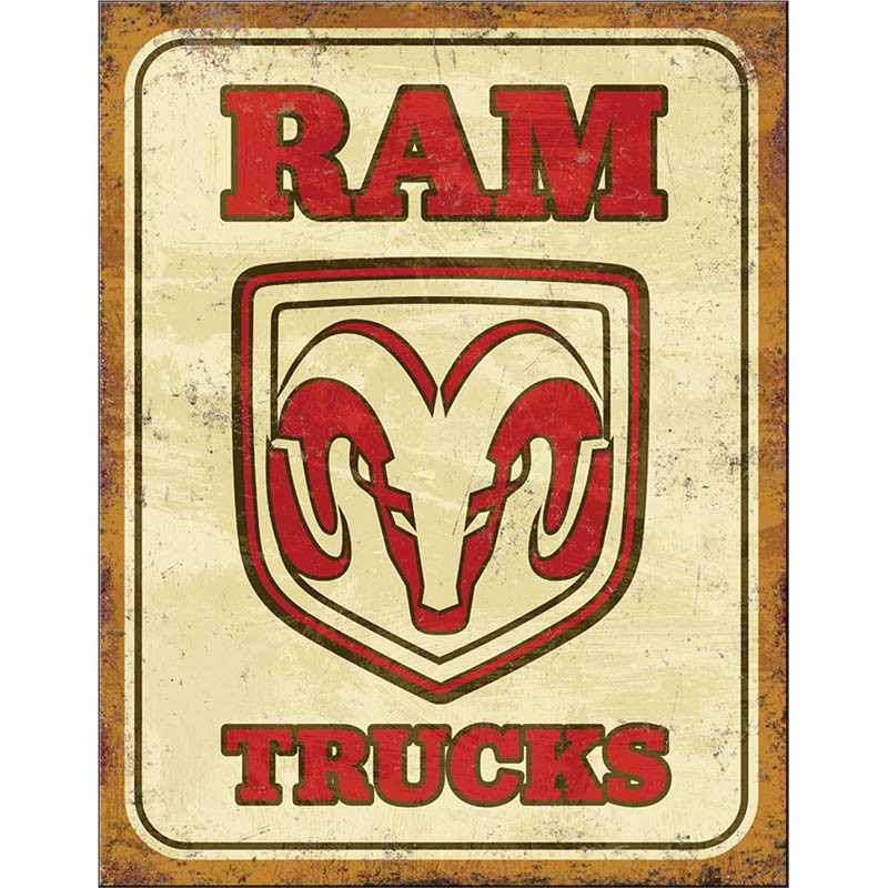 Fém tábla Dodge RAM Truck 32 cm x 40 cm