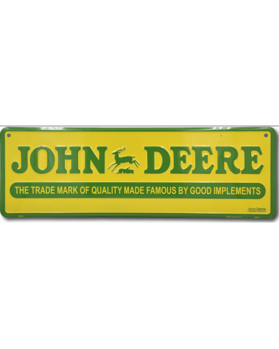 Fém tábla John Deere sign 46 cm x 15 cm