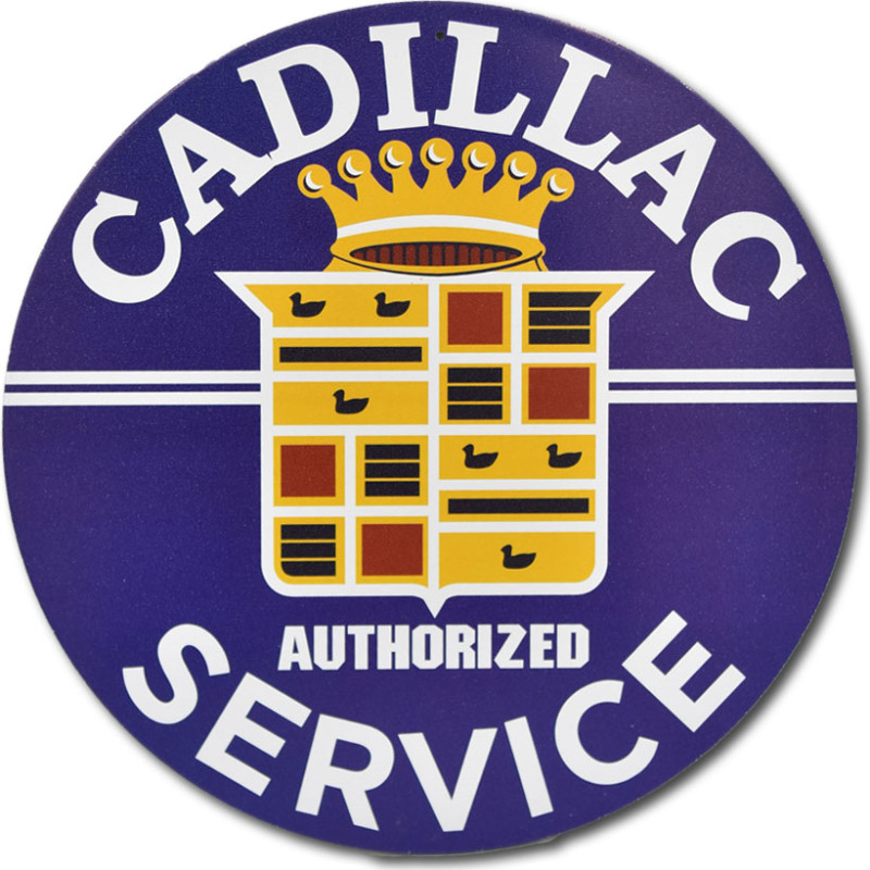 Fém tábla Cadillac service 30 cm