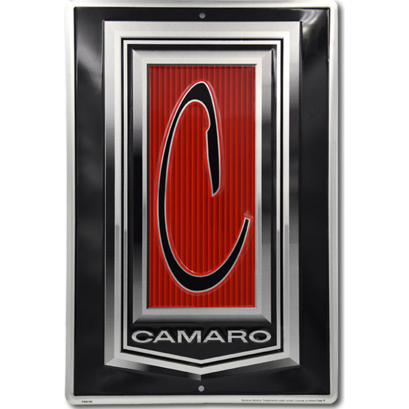 Fém tábla Chevy Camaro Large 45 cm x 30 cm