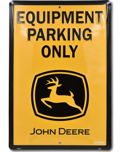 Fém tábla John Deere Equipment Only 45 cm x 30 cm
