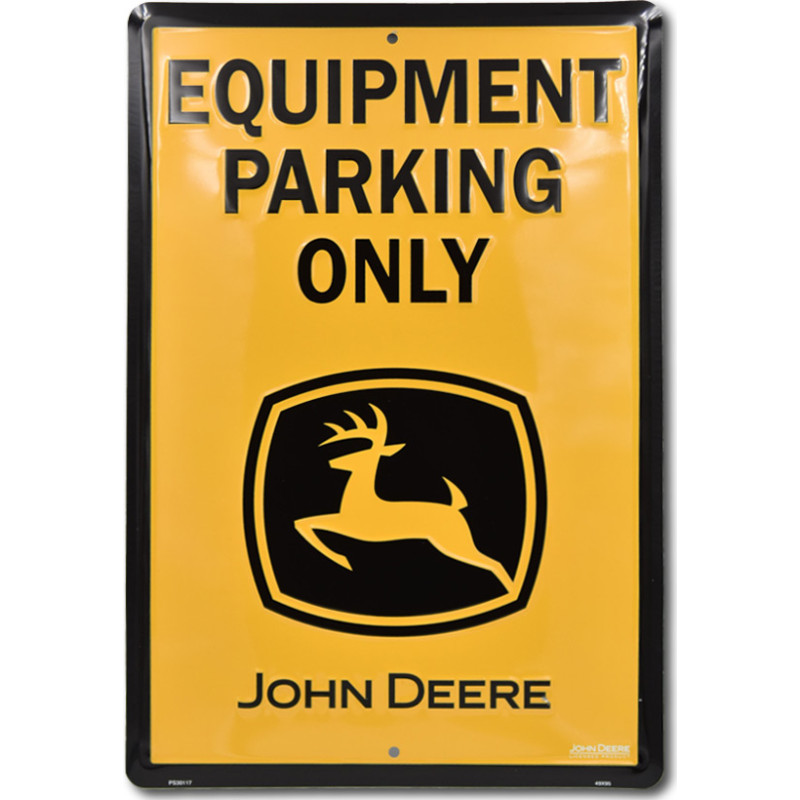 Fém tábla John Deere Equipment Only 45 cm x 30 cm
