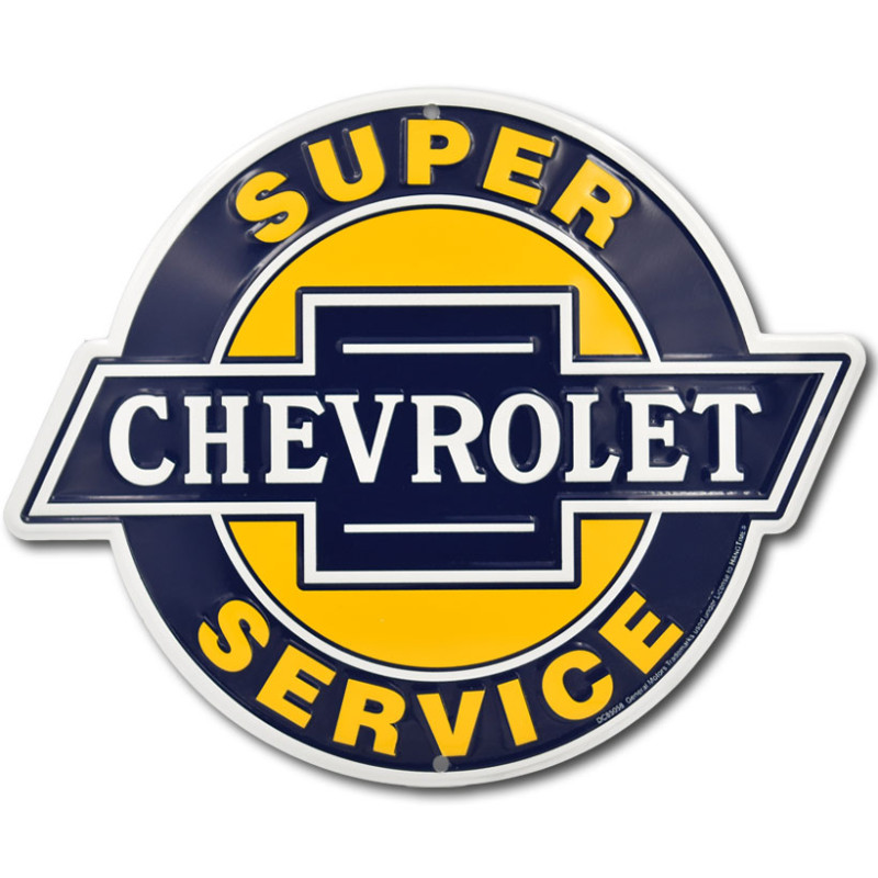Fém tábla Chevrolet 2 Super Service 30 cm