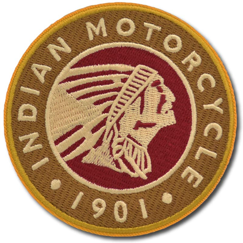 Motoros folt Indian Motorcycle 1901 logo 9 cm