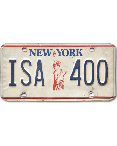 Amerikai rendszám New York Liberty ISA 400