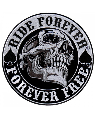 Motoros folt Ride Forever Spade Skull 12 cm