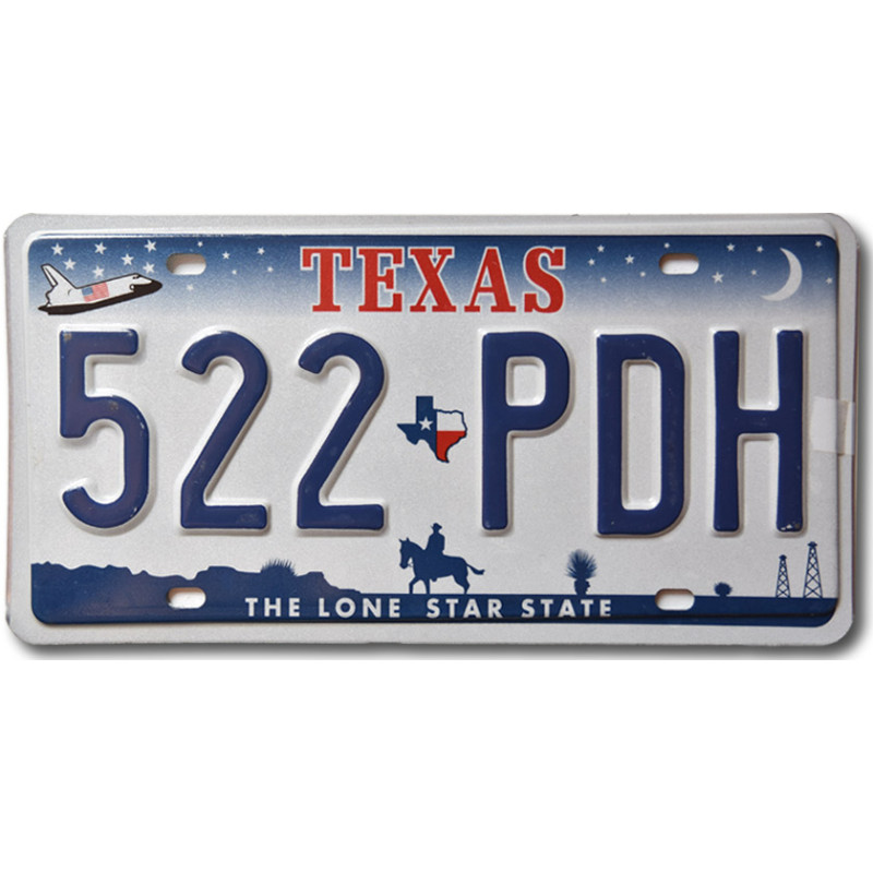 Amerikai rendszám Texas Horse 522-PDH