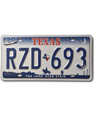 Amerikai rendszám Texas Horse RZD-693