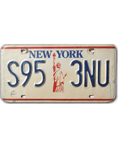 Amerikai rendszám New York Liberty S95 3NU