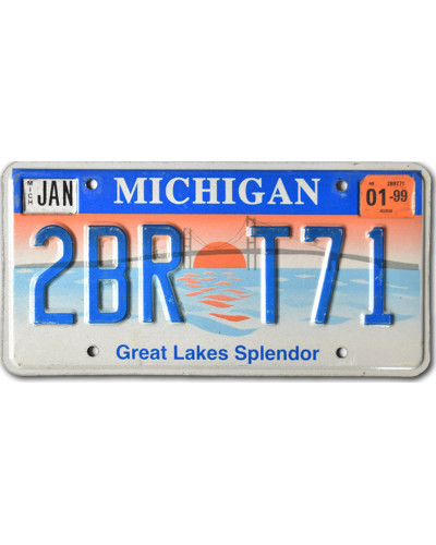 Amerikai rendszám Michigan Splendor 2BR T71