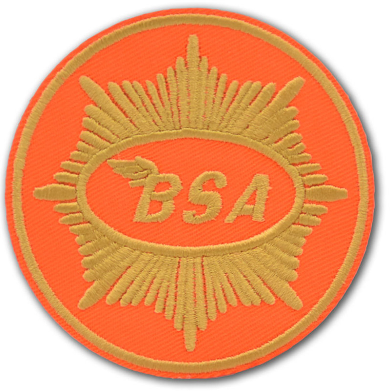 Motoros folt BSA orange 8 cm