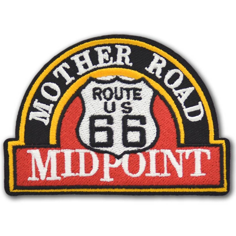 Motoros folt Route 66 Midpoint 8 cm x 6 cm